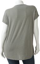 Thumbnail for your product : Sonoma life + style ® lace-trim tee - women's plus