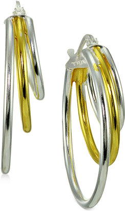 Giani Bernini Two-Tone Triple Hoop Earrings, Created for Macy's
