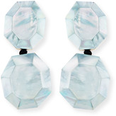 Thumbnail for your product : Viktoria Hayman Faceted Double-Drop Mother-of-Pearl Earrings