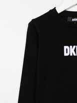 Thumbnail for your product : DKNY embossed-logo long-sleeve T-shirt