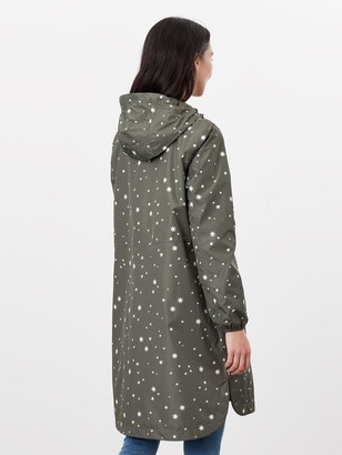 Joules Waterproof Raincoat With Mesh Lining Khaki