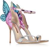 Thumbnail for your product : Sophia Webster Silver Mirror Leather High Heel Chiara Sandals