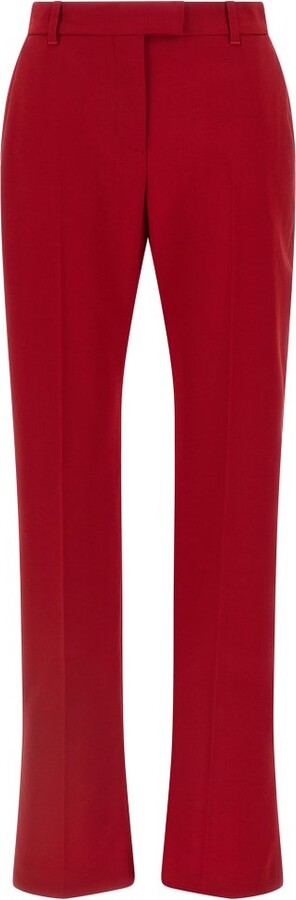 Alexander McQueen Gabardine Tailored Trousers