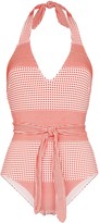 Thumbnail for your product : Lemlem Semira printed belted swimsuit