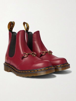 Dr. Martens + Needles 2976 Snaffle Embellished Printed Leather Boots