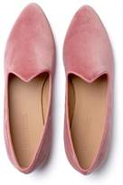 Thumbnail for your product : Le Monde Beryl Blush Pink Velvet Venetian Slipper