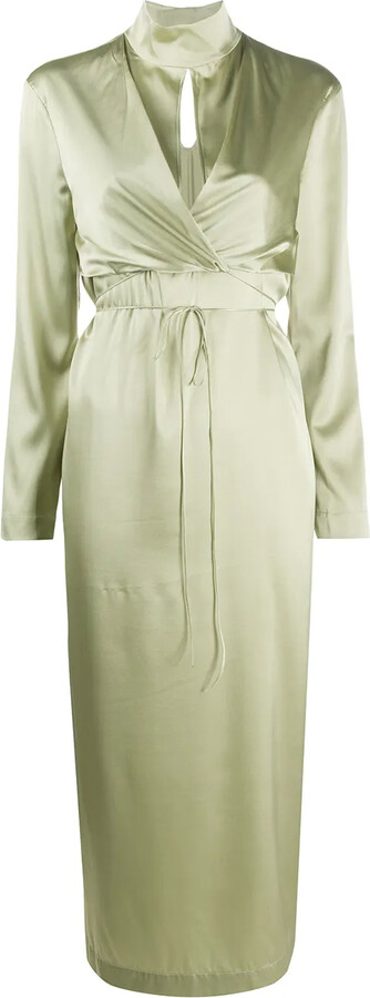MATÉRIEL Wrap Midi Dress