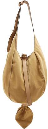 J.W.Anderson Knot Suede And Leather Hobo Bag - Womens - Beige