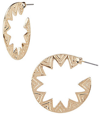 Anna & Ava Mavis Starburst Hoop Earrings
