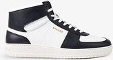 Thumbnail for your product : Sandro Mens Verts Lace-up High-top Leather Trainers