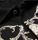Thumbnail for your product : Alexander McQueen Embroidered Cotton-PiquÃ© Polo Shirt
