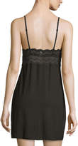 Thumbnail for your product : Cosabella Cylon Lace-Trim Babydoll Nightie, Black