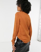 Thumbnail for your product : Vila high neck jumper in brown