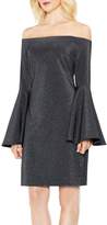 Thumbnail for your product : Vince Camuto Off-the-Shoulder Metallic Knit Dress