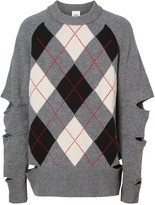 Thumbnail for your product : Burberry Cut-out Detail Merino Wool Cashmere Sweater
