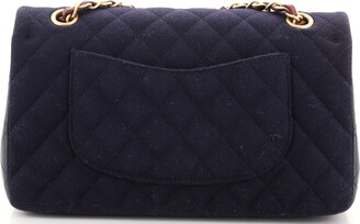 Chanel Paris-Hamburg Charms Classic Double Flap Bag Quilted Wool and  Lambskin Medium - ShopStyle