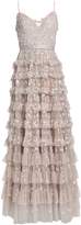 Thumbnail for your product : Needle & Thread Marie Tiered Embellished Tulle Gown