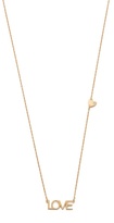 Thumbnail for your product : Jennifer Zeuner Jewelry Block Love Diamond Necklace