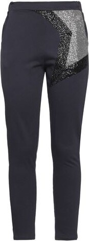 Navy Sequin Trousers