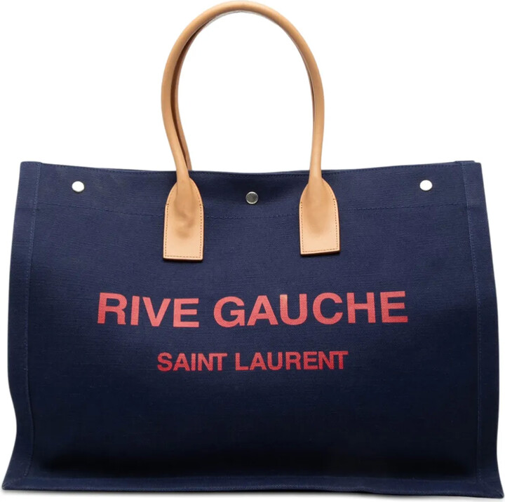 Saint Laurent Pre-Owned 2022 Large Canvas Rive Gauche tote bag