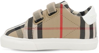 Burberry Classic Check Canvas Strap Sneakers