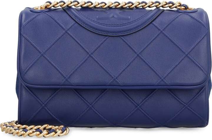 New! Tory Burch Soft Fleming Tiffany Blue, Women's Fashion, Bags