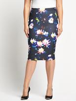 Thumbnail for your product : AX Paris CURVE Scuba Mid Skirt (Available in sizes 16-26)