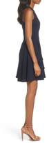 Thumbnail for your product : Adelyn Rae Asymmetrical Crepe Fit & Flare Dress
