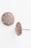 Thumbnail for your product : House Of Harlow 'Tholos' Engraved Stud Earrings