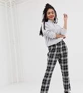 Thumbnail for your product : New Look tapered pants in tartan