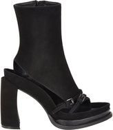 Thumbnail for your product : Ann Demeulemeester Open-Side Platform Ankle Boots