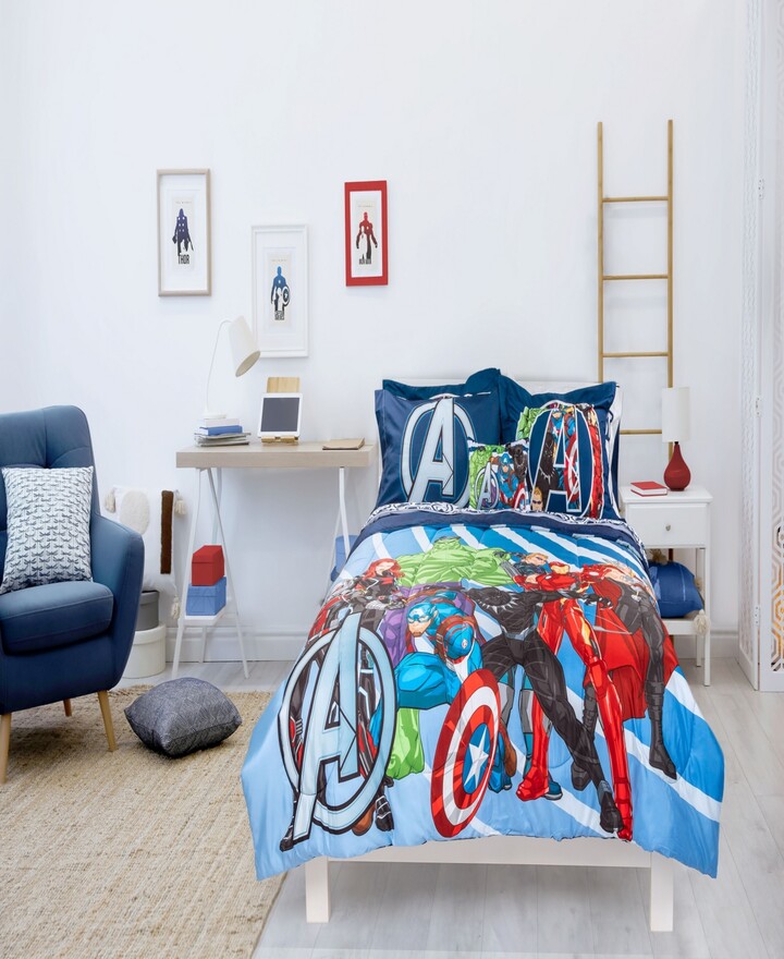 Marvel Avengers Mightiest Heroes 6Pc. Twin Comforter Set, Created For