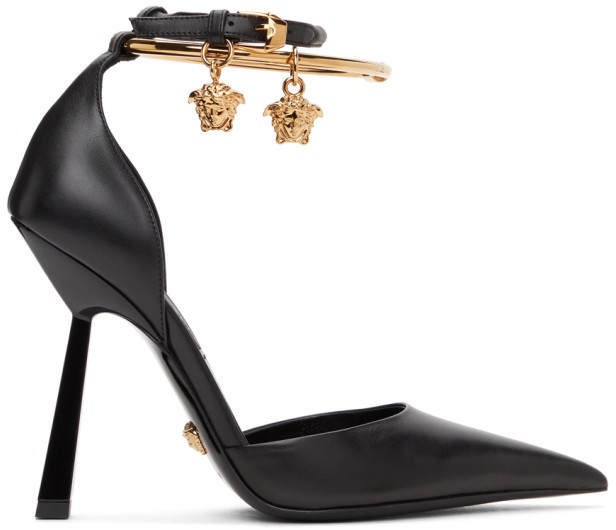 versace chunky heels