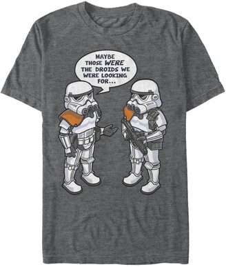 Fifth Sun Men's Classic Stormtroopers Those Were The Droids We Were Looking for Short Sleeve T-Shirt