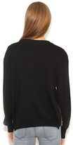 Thumbnail for your product : West Coast Wardrobe Lovely Lizzy Zipper Sweater in Black