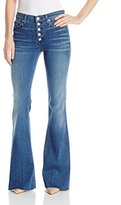 Thumbnail for your product : Hudson Women's Jodi High Waist Raw Hem Flare 5 Pocket Jeans