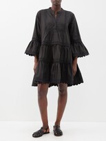 Thumbnail for your product : Juliet Dunn Rickrack-trim Cotton-poplin Mini Dress