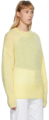 Isabel Marant Yellow Mohair Estelle Sweater