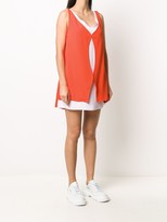 Thumbnail for your product : Courreges Colour-Block Mini Shift Dress