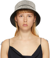 Thumbnail for your product : Kara White Crystal Mesh Bucket Hat