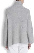 Thumbnail for your product : Eileen Fisher Grey knitted wool cardigan