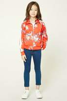 Thumbnail for your product : FOREVER 21 girls Girls Floral Jacket (Kids)