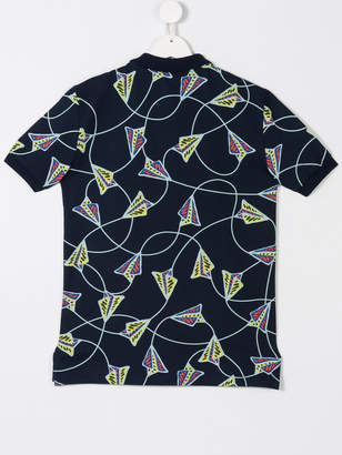 Kenzo Kids TEEN kite print polo shirt