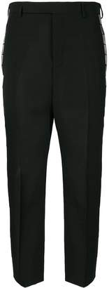 Rick Owens bar side panel tapered trousers