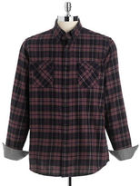 Thumbnail for your product : Black Brown 1826 Plaid Cotton Flannel Shirt