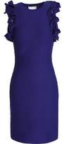 Thumbnail for your product : 3.1 Phillip Lim Ruffle-Trimmed Stretch-Knit Mini Dress