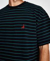 Thumbnail for your product : Spencer Project Pique Stripe Short Sleeve T-shirt Black