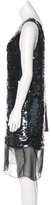 Thumbnail for your product : Vera Wang Silk Sequined Dress w/ Tags