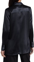 Thumbnail for your product : Proenza Schouler Collared Silk Button-Down Shirt