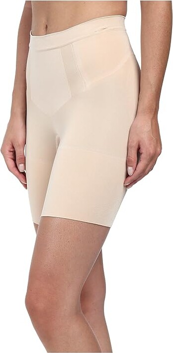 Spanx for Women OnCore Mid-Thigh Short (Soft Nude) Women's Underwear -  ShopStyle Shapewear